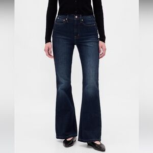 GAP Women's Deep Indigo Flare Jeans